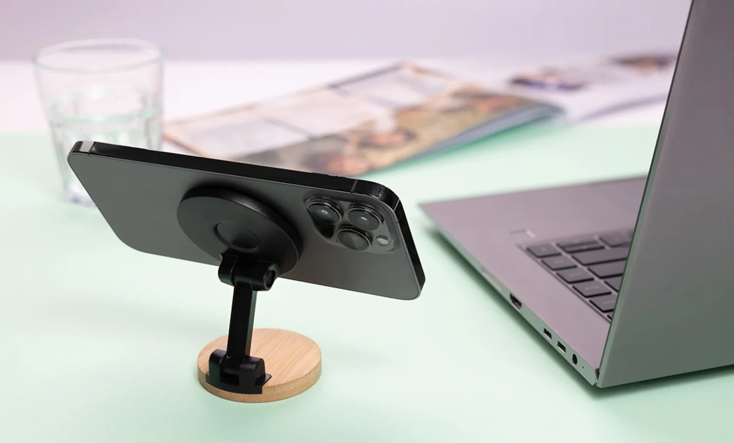 Подставка для телефона Magmount из бамбука и переработанного пластика RCS фото 11