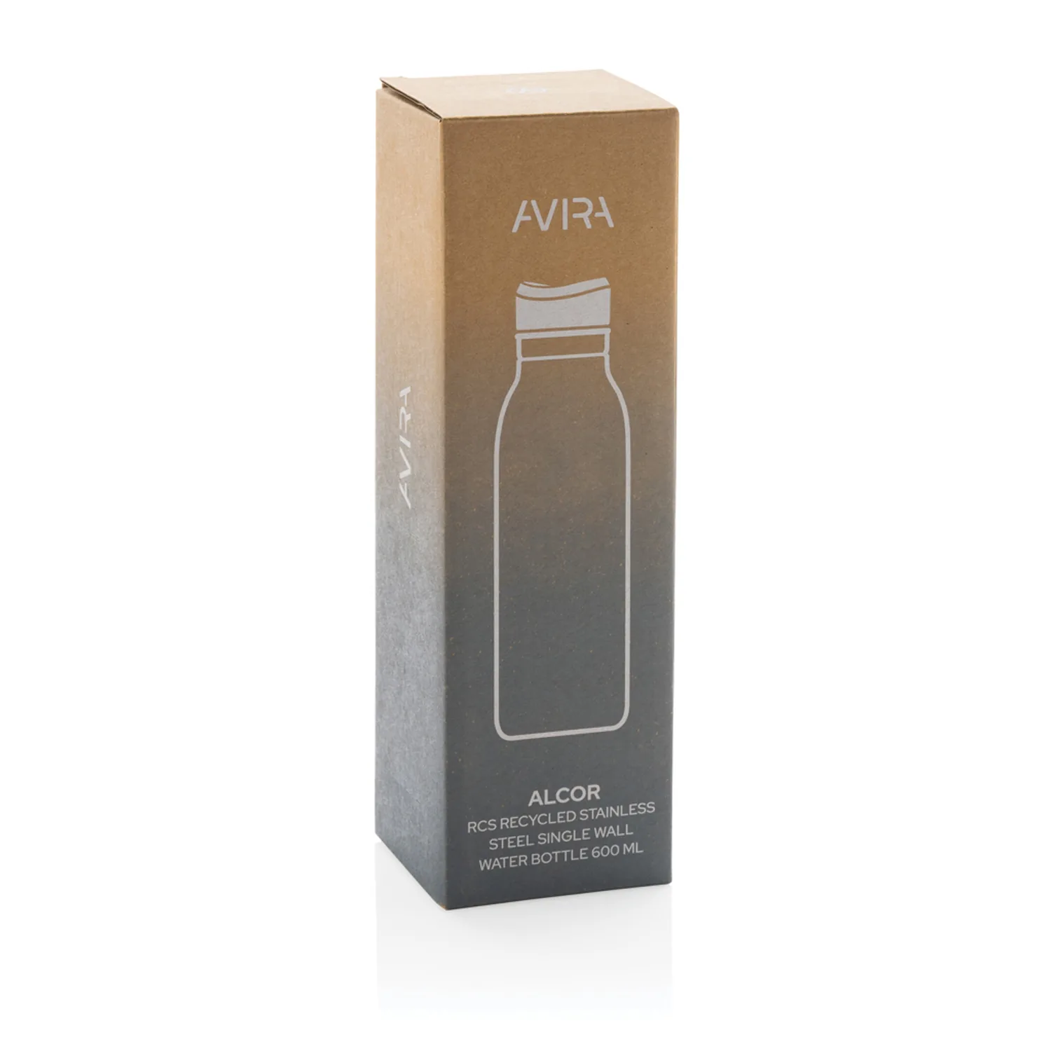 Бутылка для воды Avira Alcor из переработанной стали RCS, 600 мл фото 10