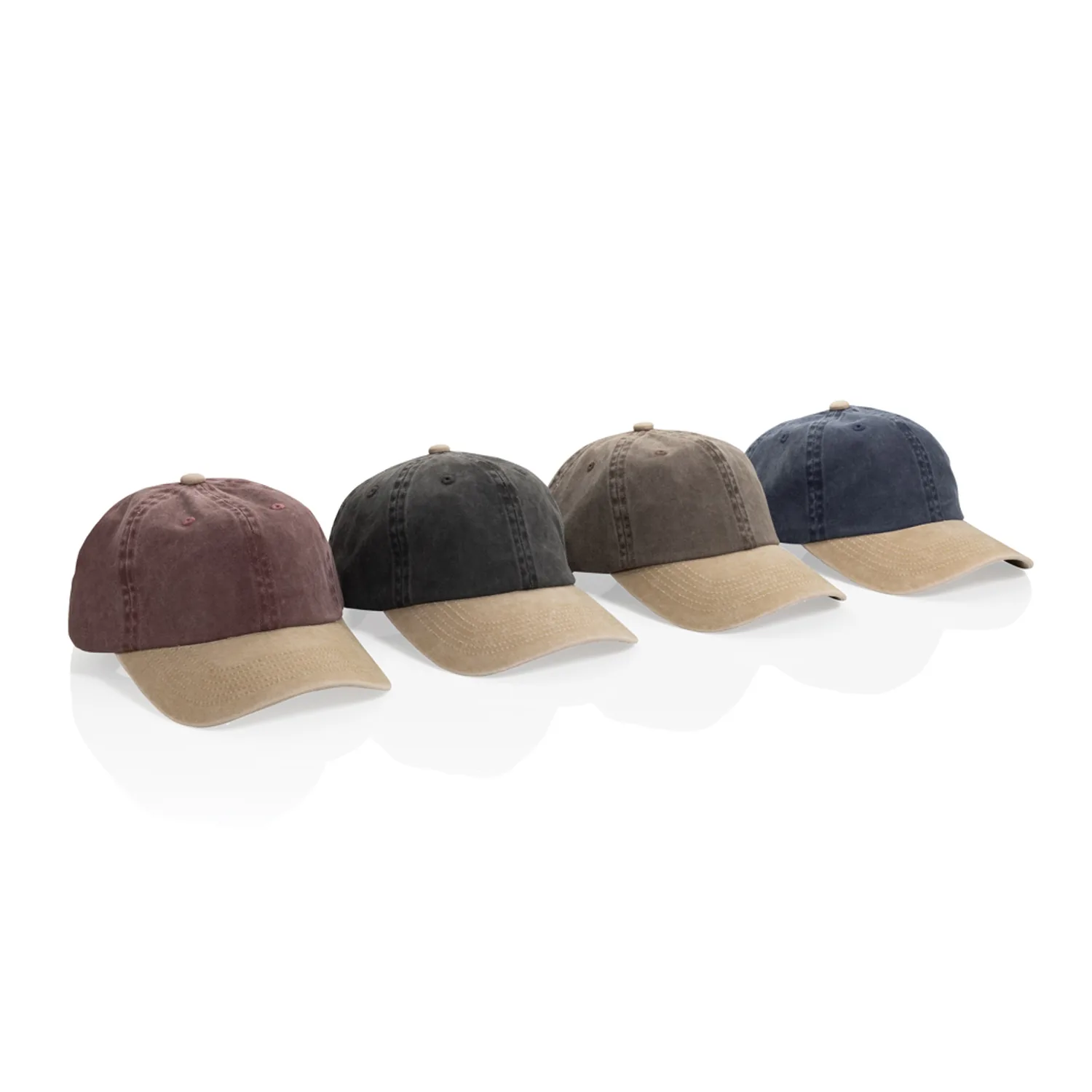 Бейсболка BEAU AWARE™ из двухцветной хлопковой саржи, 6 клиньев, 270 г/м² фото 7