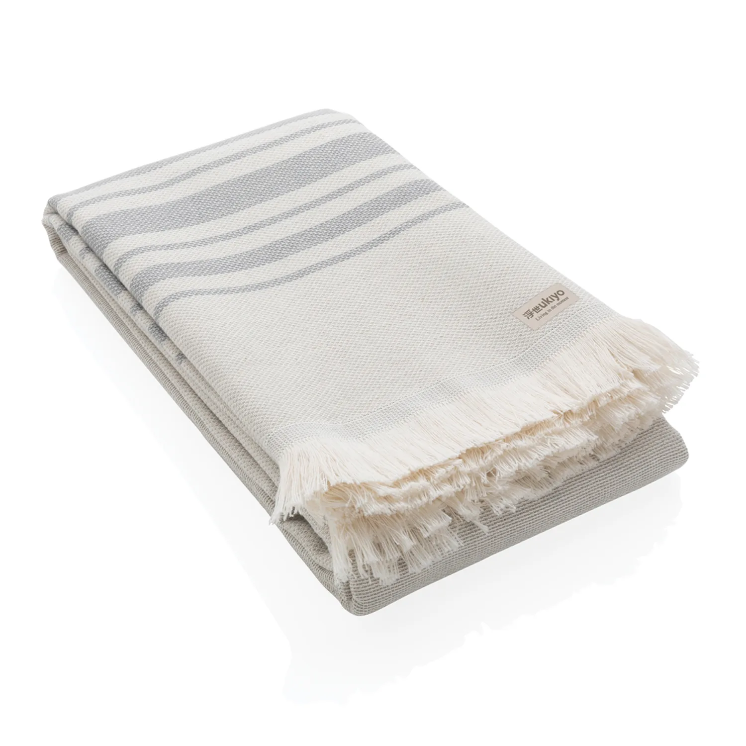 Накидка Ukiyo Yumiko из переработанного хлопка AWARE™, 100x180 см фото 2