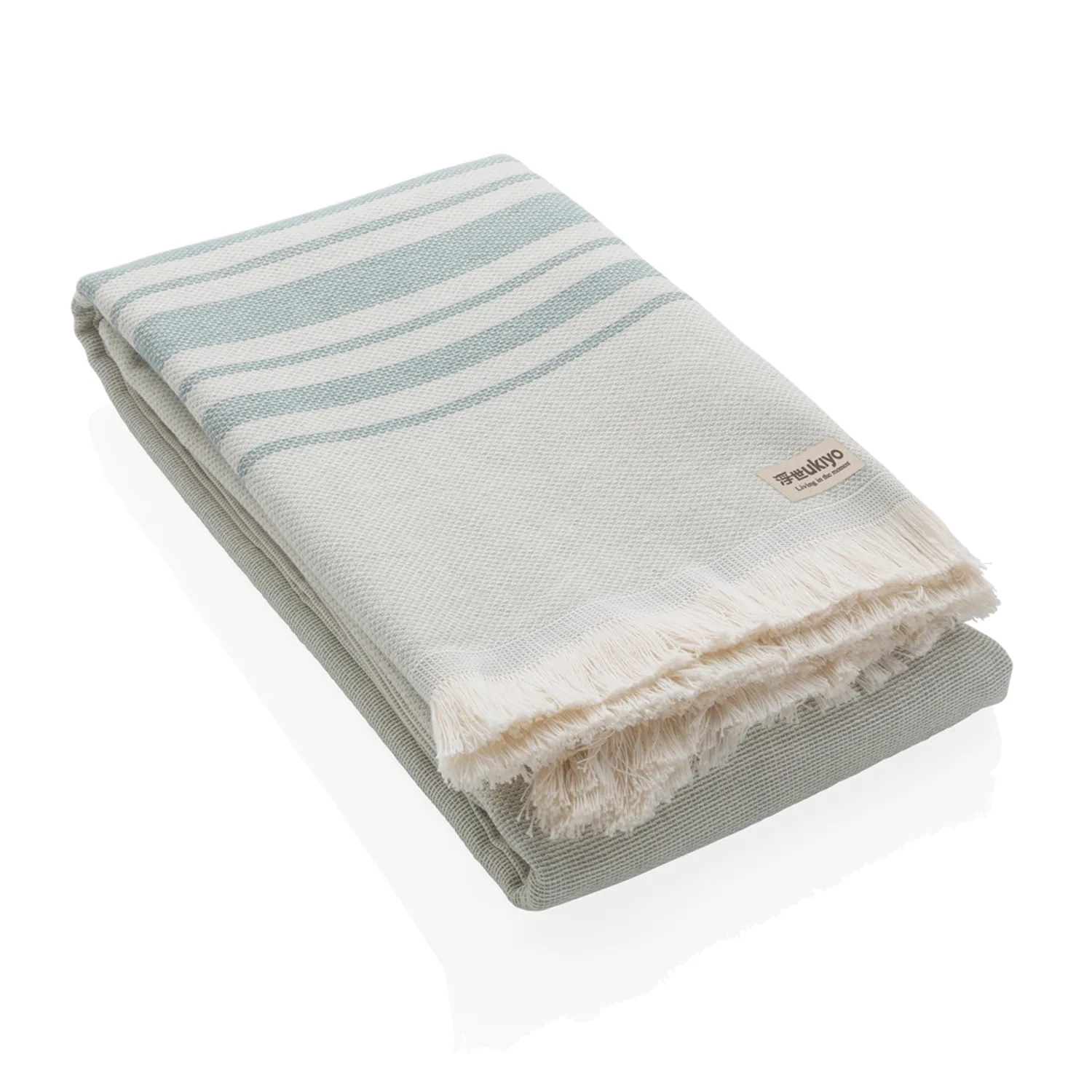 Накидка Ukiyo Yumiko из переработанного хлопка AWARE™, 100x180 см фото 2