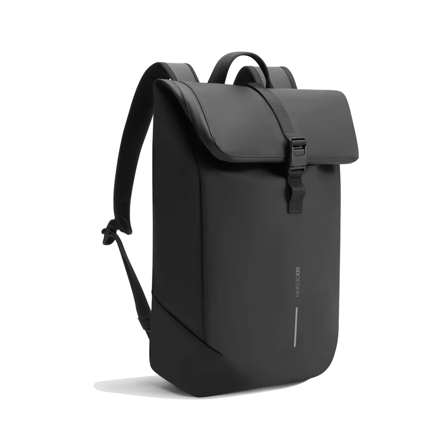 Антикражный водонепроницаемый рюкзак Urban Flap-Top, черный фото 2