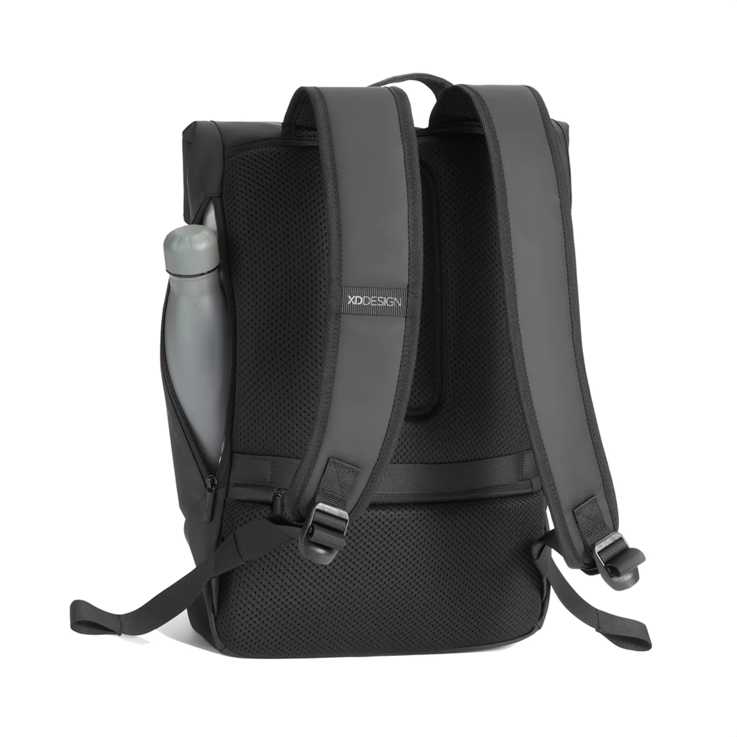 Антикражный водонепроницаемый рюкзак Urban Flap-Top, черный фото 9