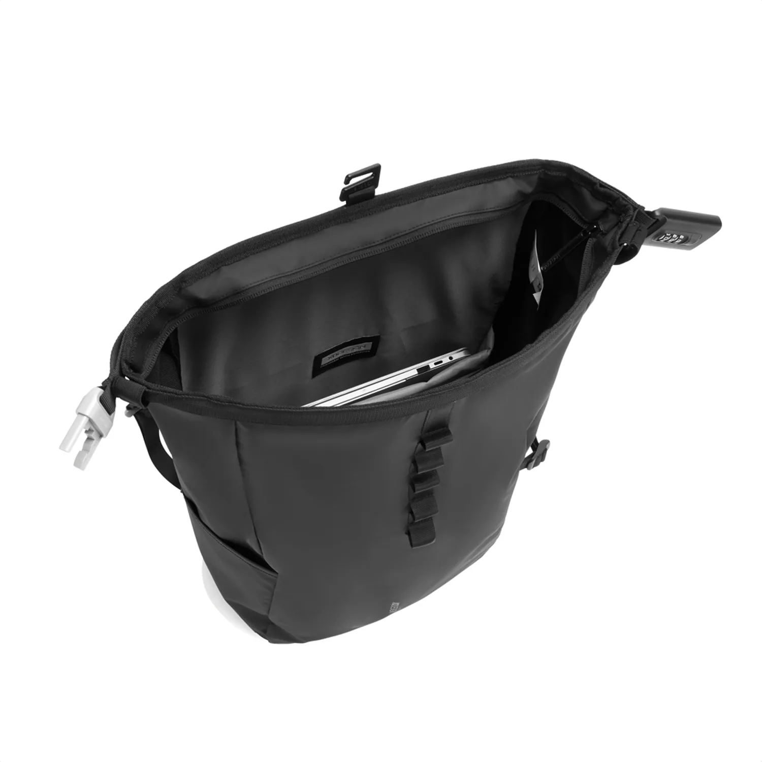 Антикражный рюкзак Urban Roll-top, черный фото 12
