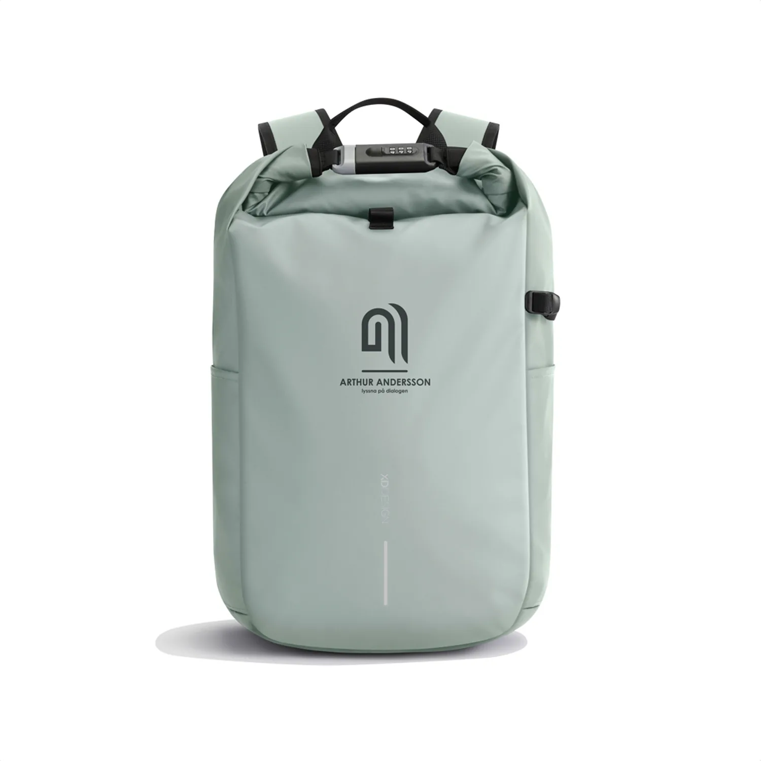 Антикражный рюкзак Urban Roll-top, зеленый фото 2