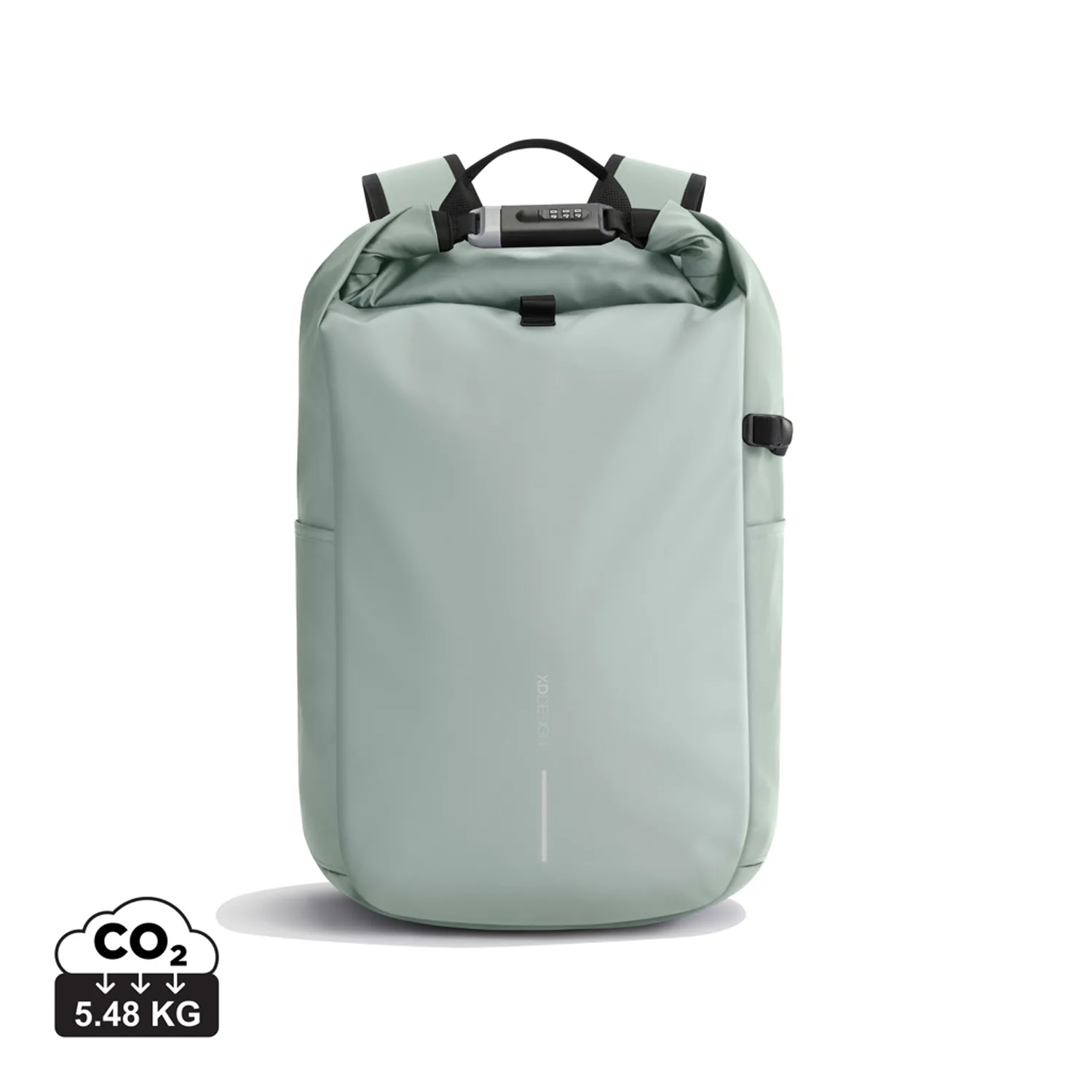 Антикражный рюкзак Urban Roll-top, зеленый фото 8