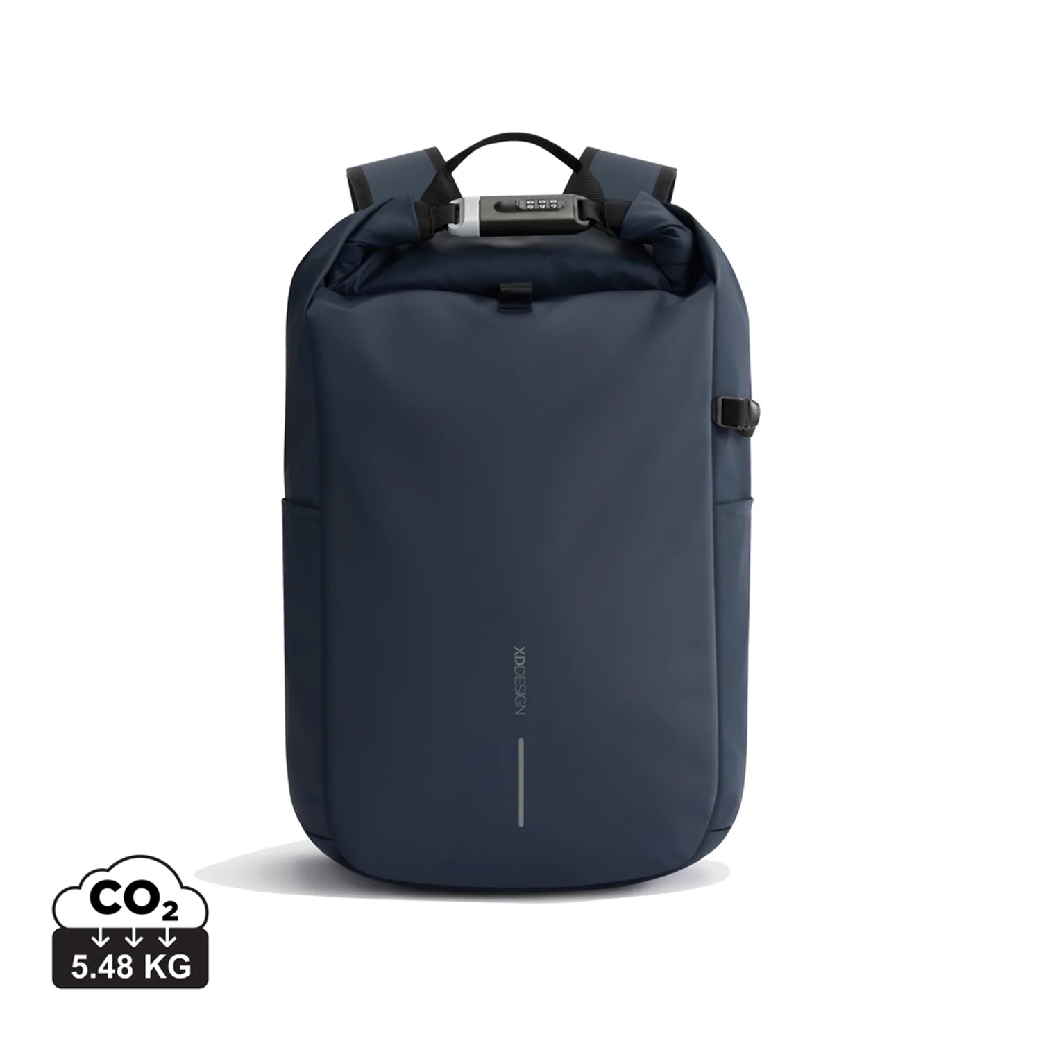 Антикражный рюкзак Urban Roll-top, темно-синий фото 3