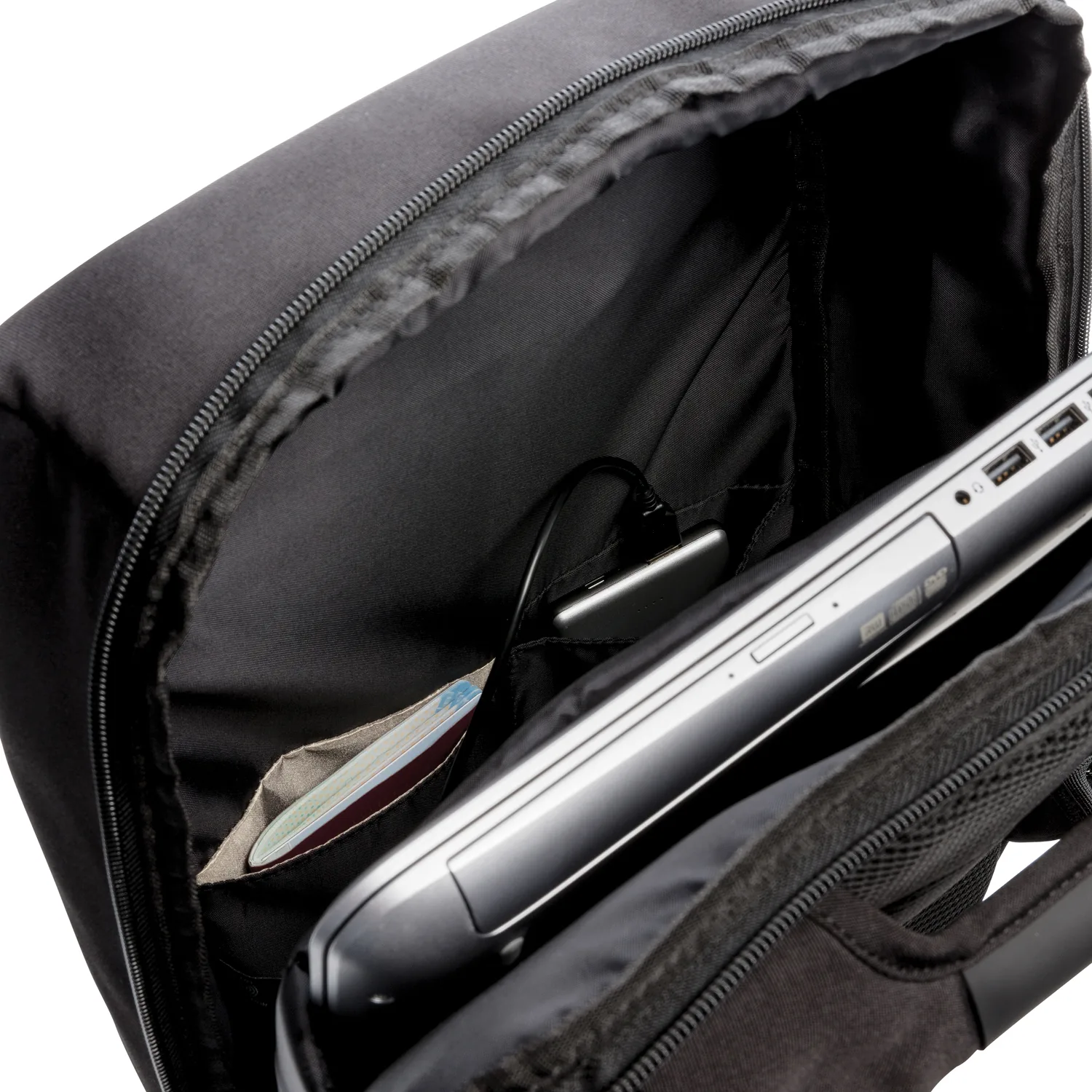 Антикражный рюкзак Swiss Peak 15"  с RFID защитой и разъемом USB фото 10
