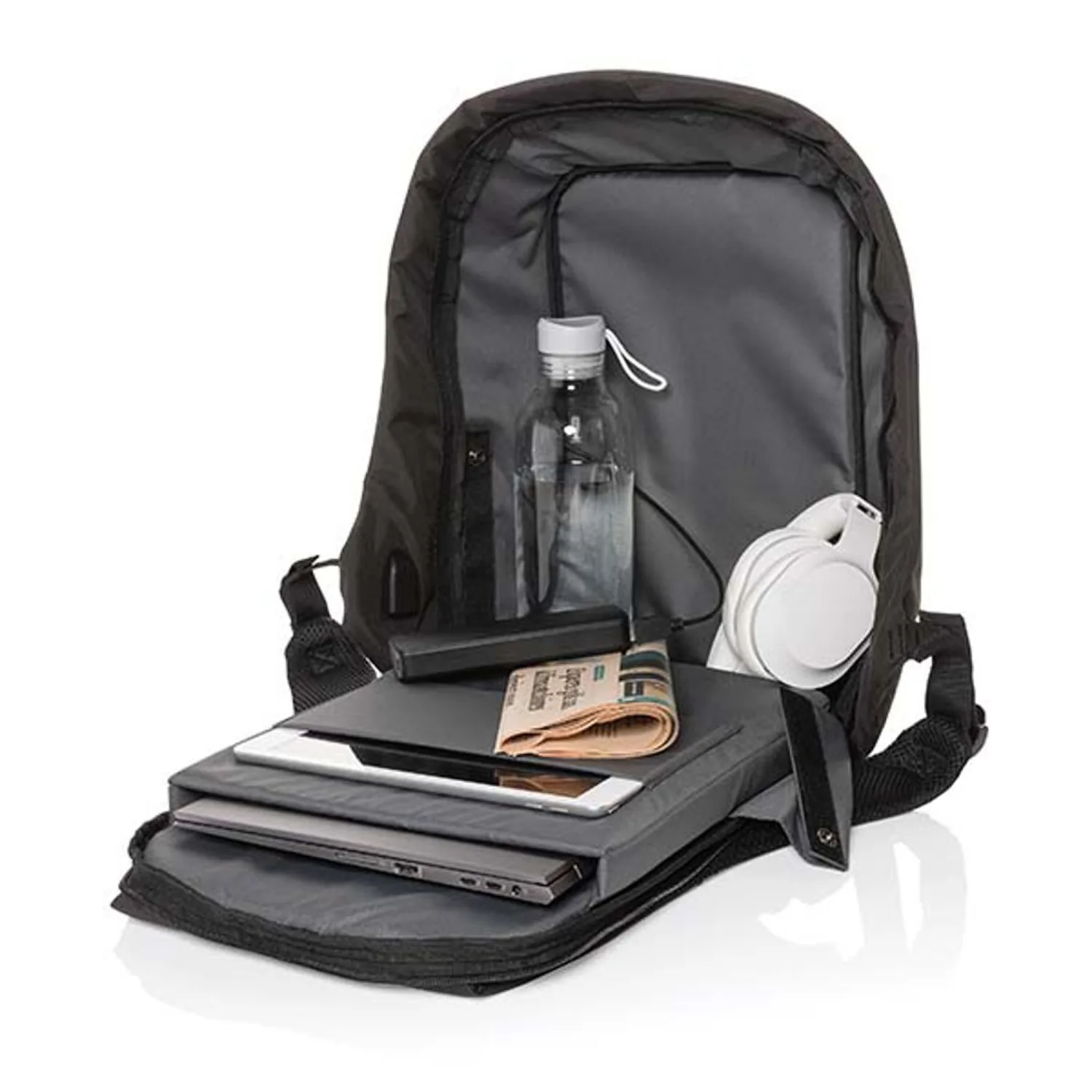 Антикражный рюкзак для ноутбука Swiss Peak из rPET AWARE™, 15,6’’ фото 5