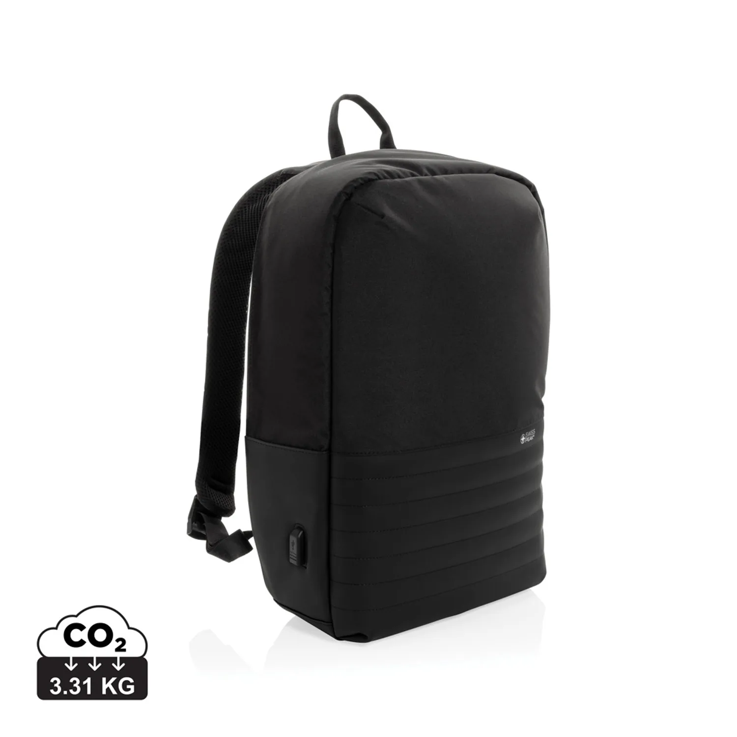 Антикражный рюкзак для ноутбука Swiss Peak с RFID-защитой из rPET AWARE™, 15,6’’ фото 12