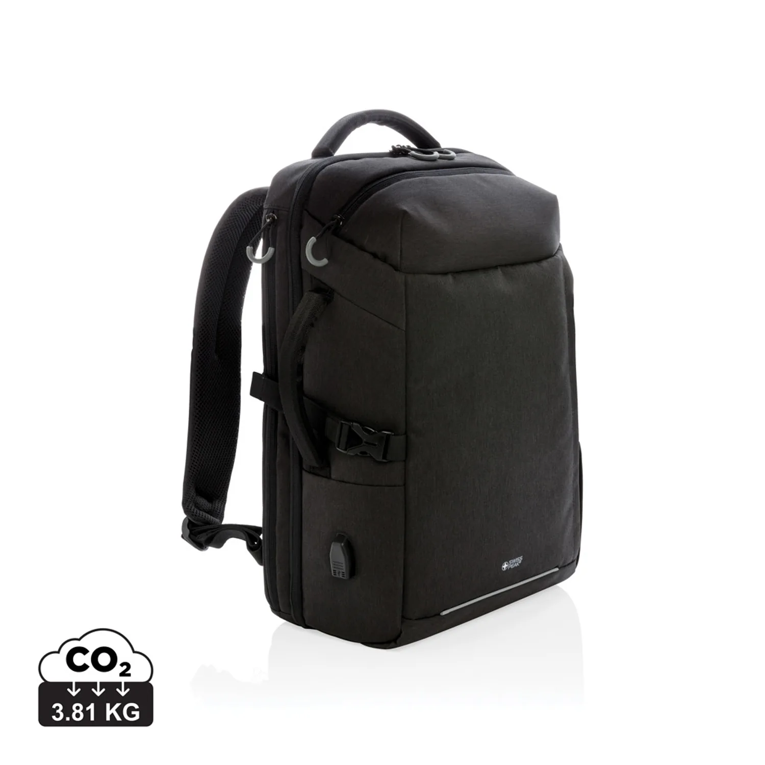 Рюкзак для путешествий Swiss Peak XXL из rPET AWARE™, 17’’ фото 16