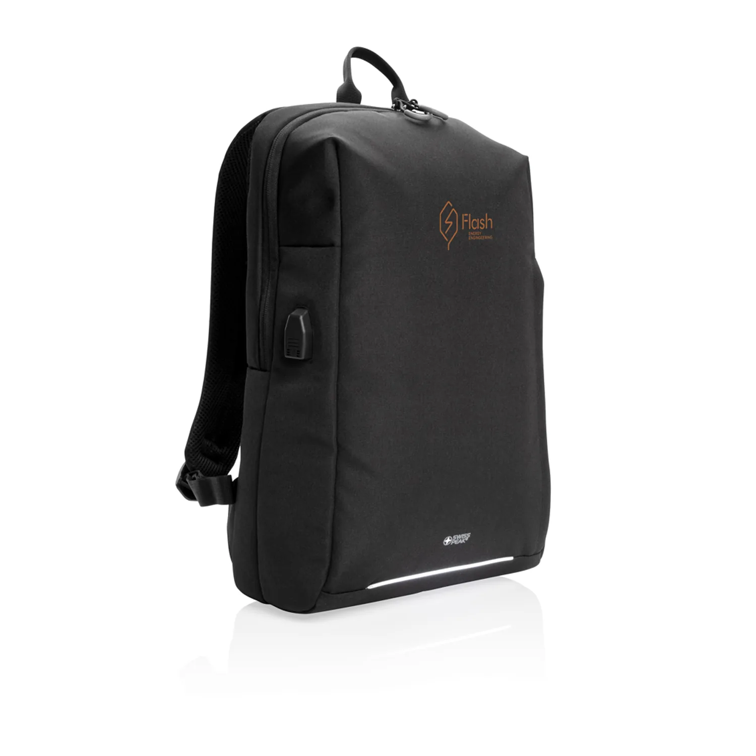 Рюкзак Swiss Peak с RFID-защитой и USB-A из rPET AWARE™, 15,6’’ фото 11