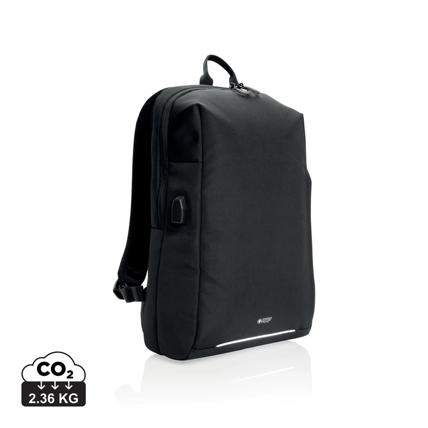 Рюкзак Swiss Peak с RFID-защитой и USB-A из rPET AWARE™, 15,6’’ фото 14