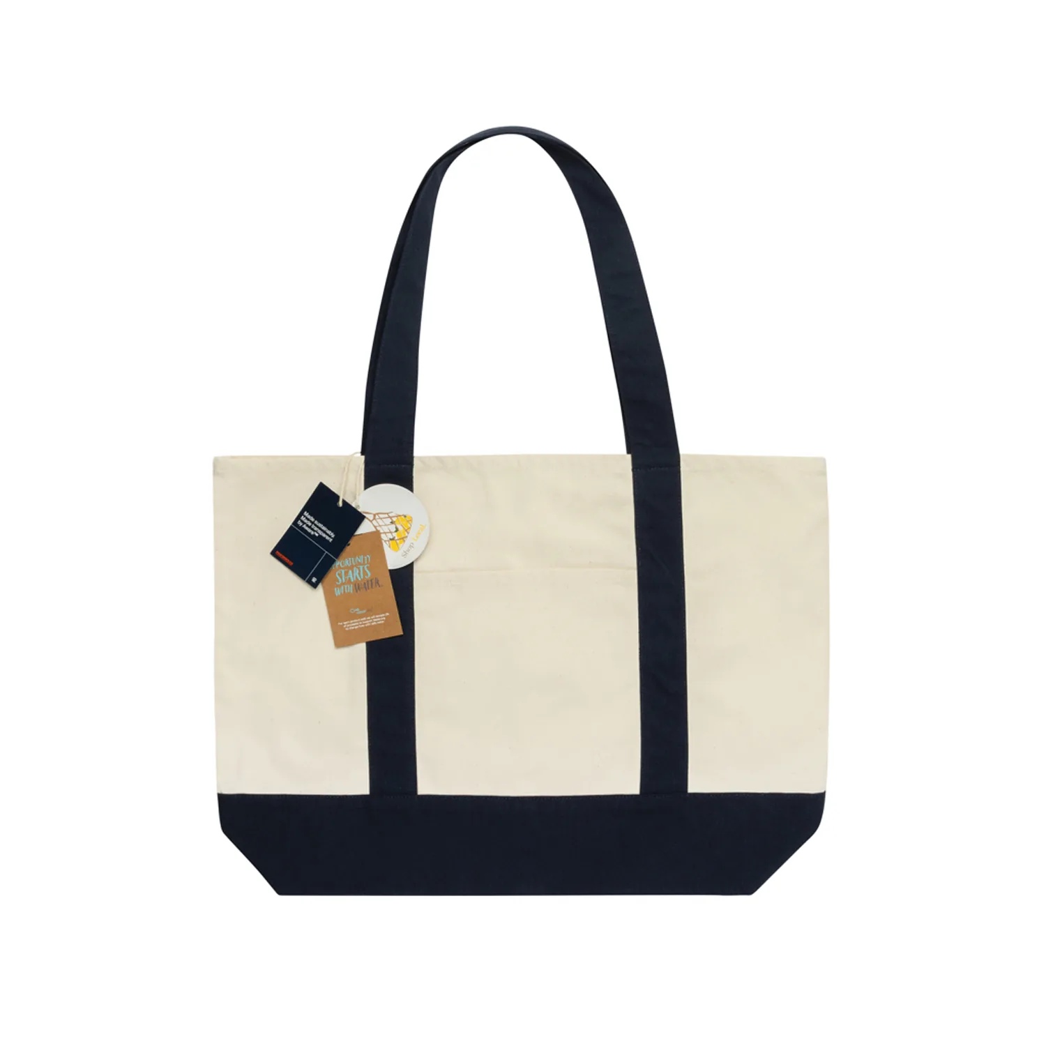Сумка-шоппер SHOP LOCAL AWARE™ из переработанного хлопка, 350 г/м² фото 2