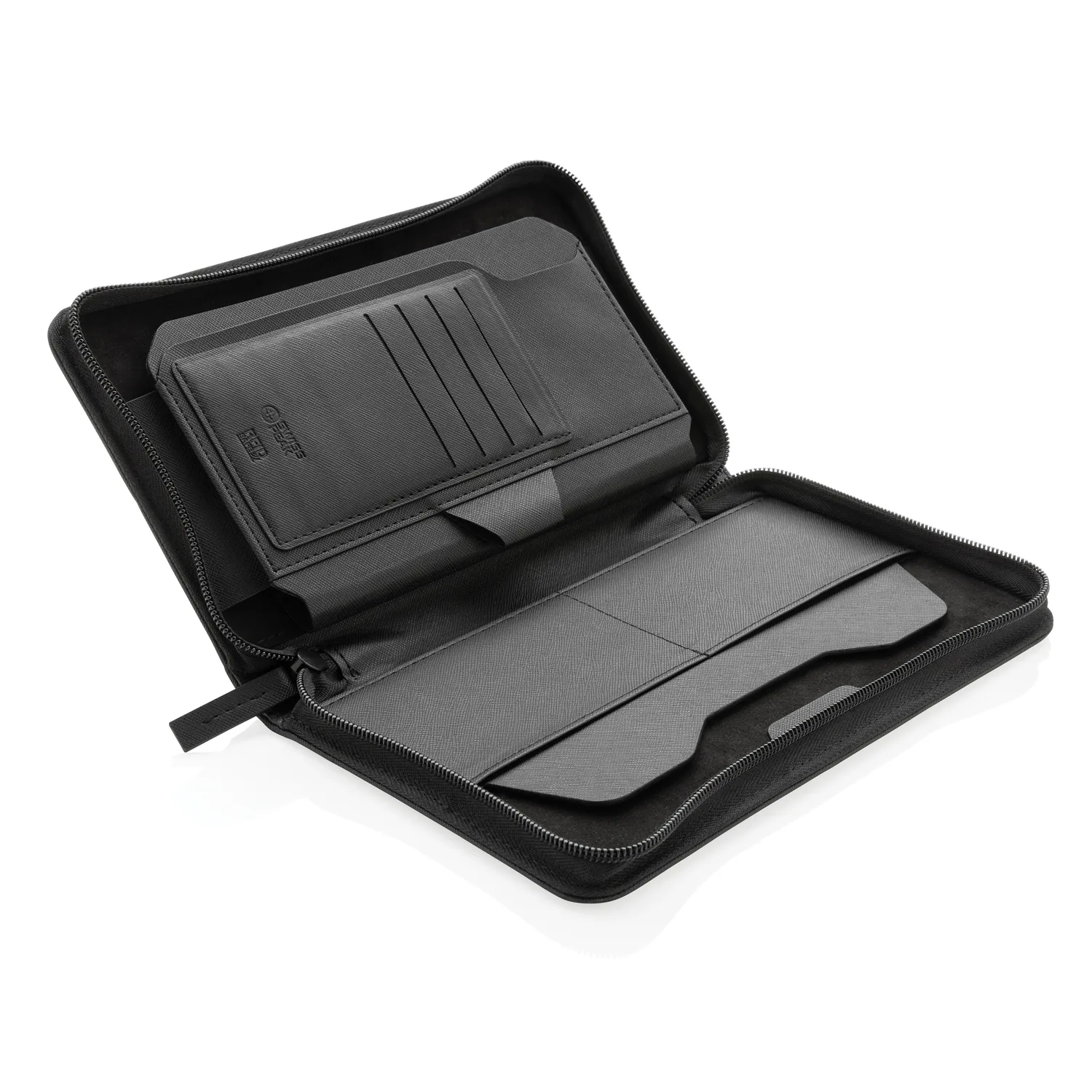 Дорожный органайзер Swiss Peak Heritage из rPU RCS с RFID-защитой фото 9