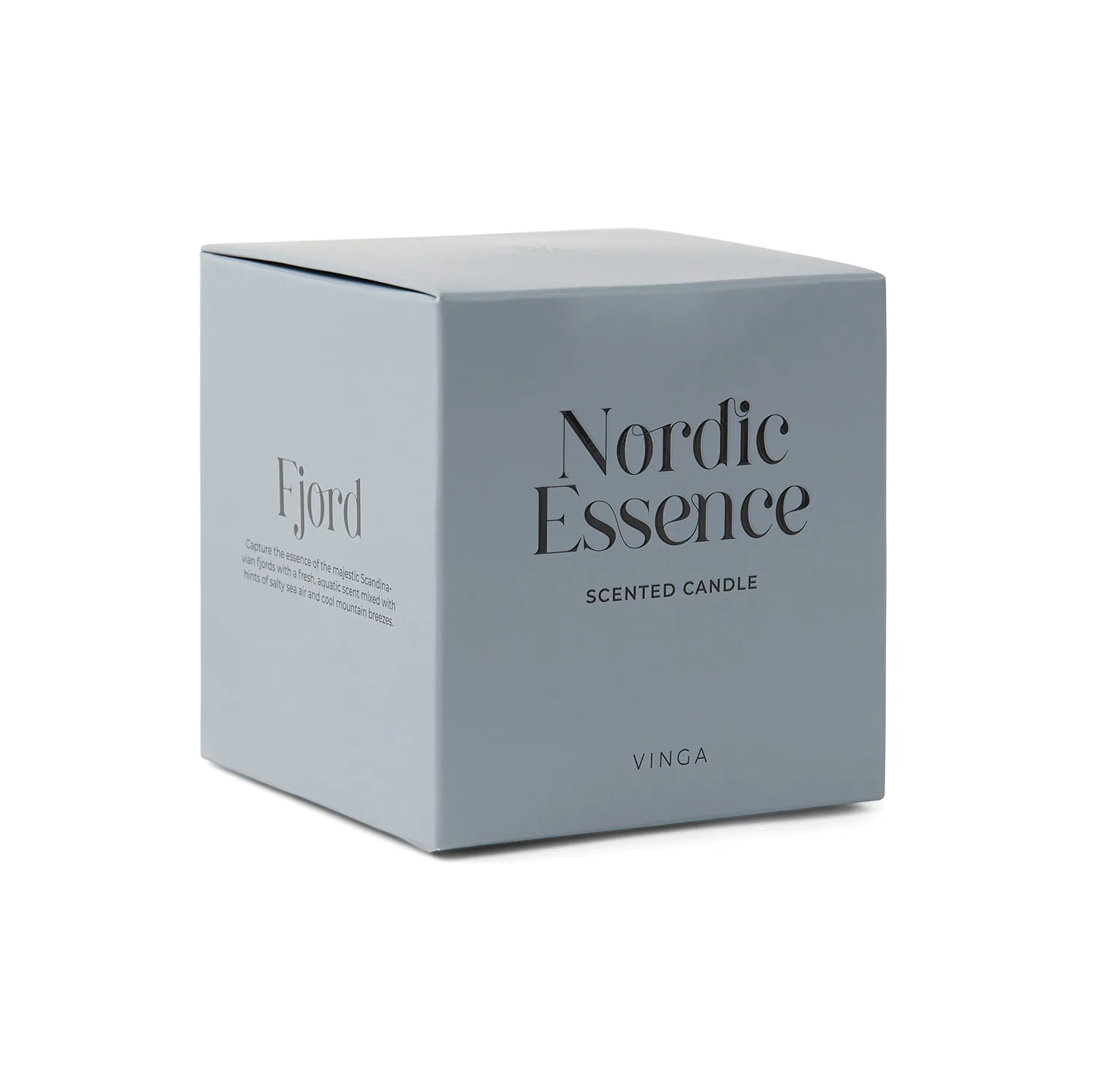 Маленькая ароматическая свеча VINGA Nordic Essence в стекле фото 3