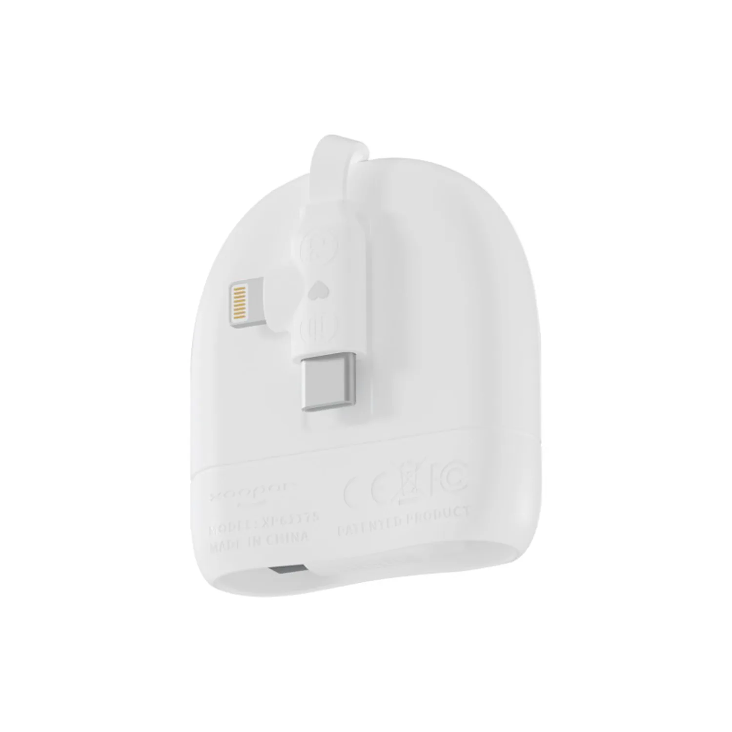 Кабель Xoopar ICE-R с ретрактором 2 в 1, разъёмы USB-C и Lightning, 60 Вт фото 3