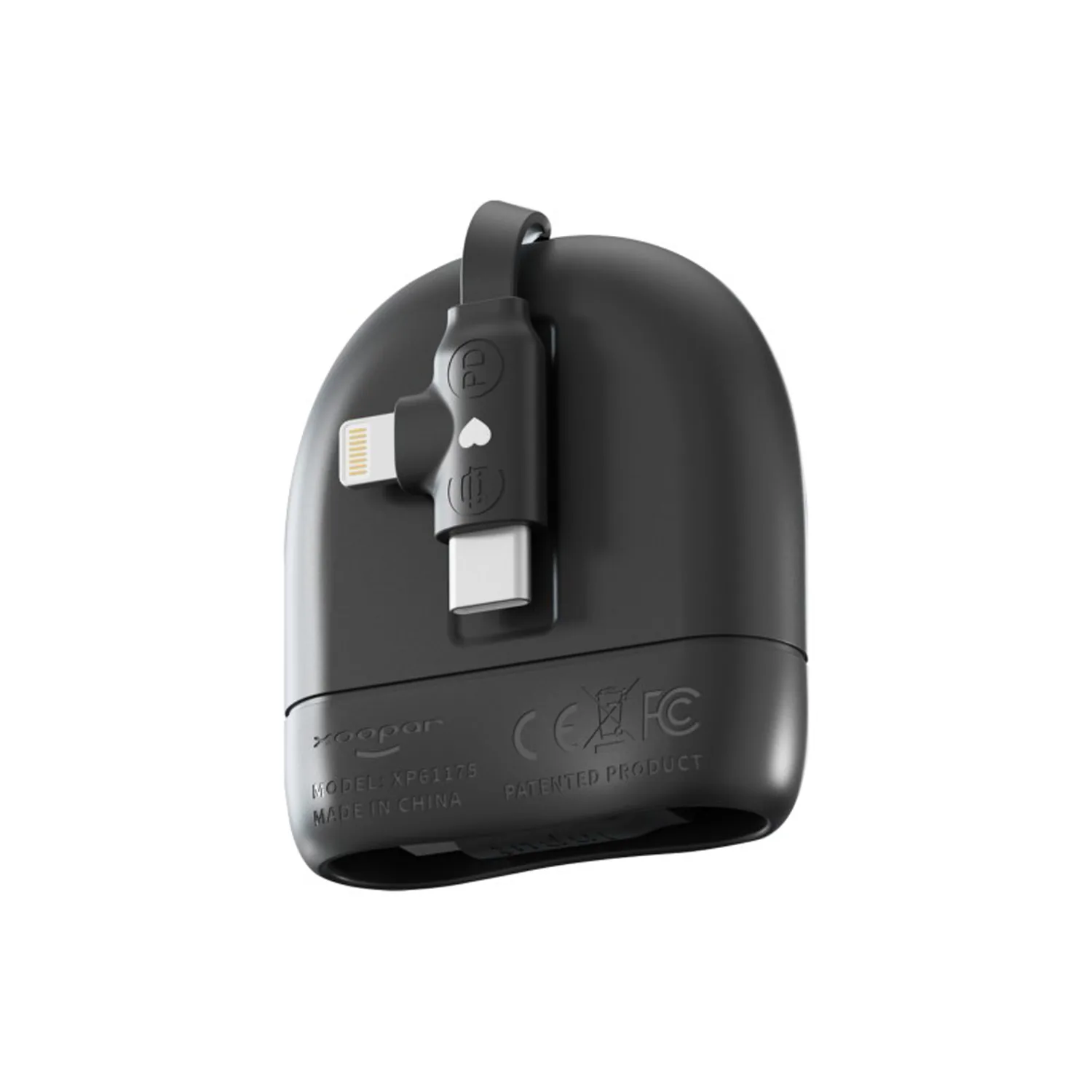 Кабель Xoopar ICE-R с ретрактором 2 в 1, разъёмы USB-C и Lightning, 60 Вт фото 3